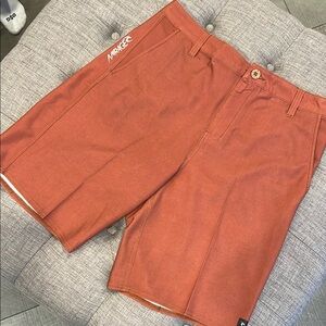 Men's Orange Shorts